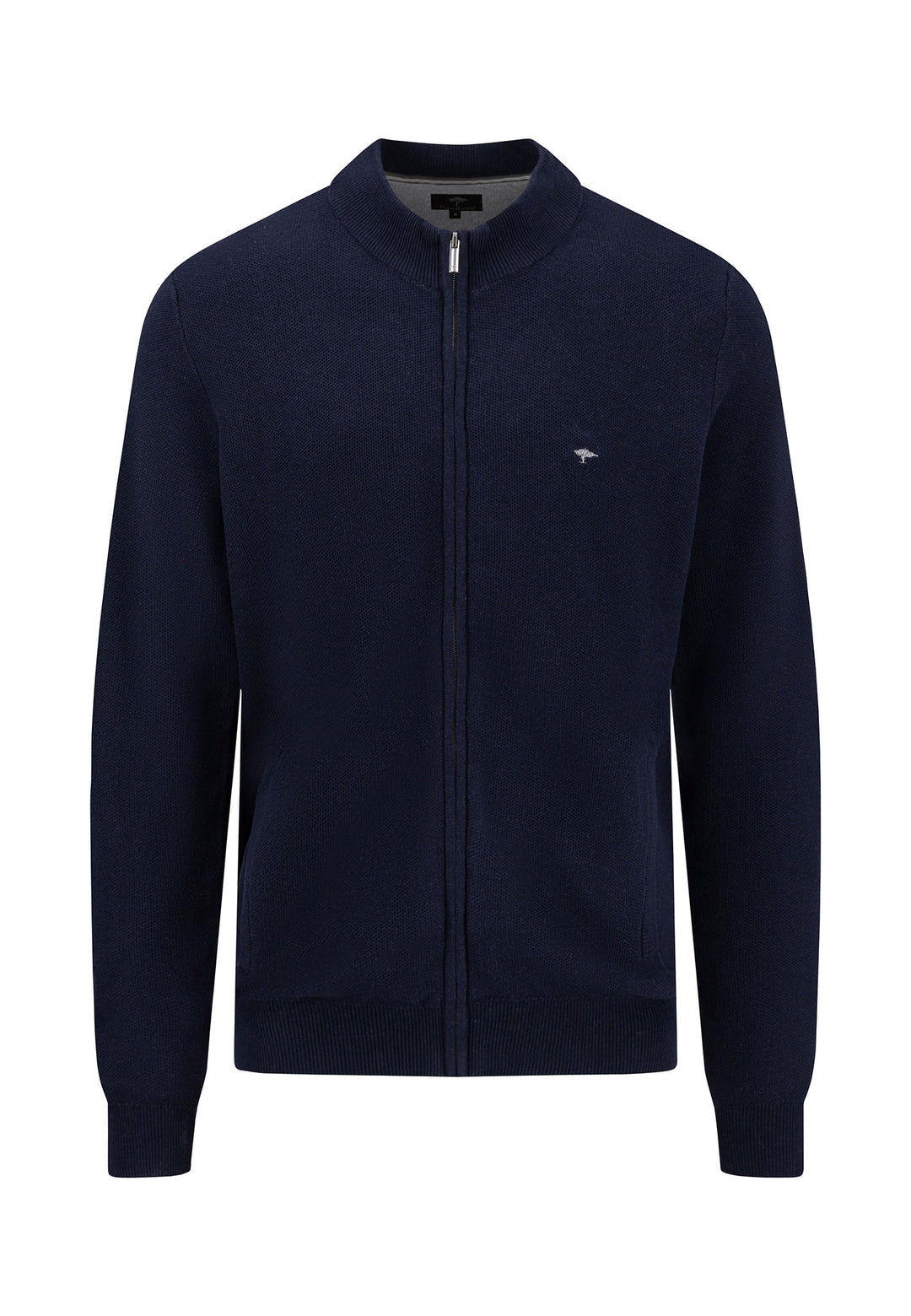 Parting jacket made of the finest structural knit