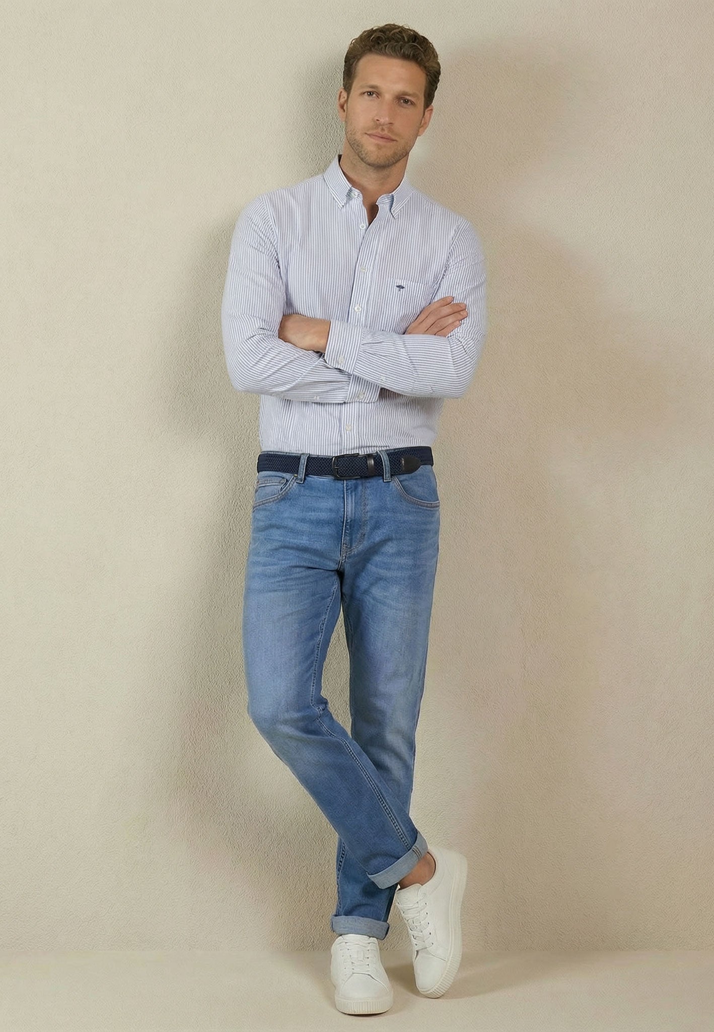 Fynch-Hatton Oxford shirt made of soft cotton – FYNCH-HATTON