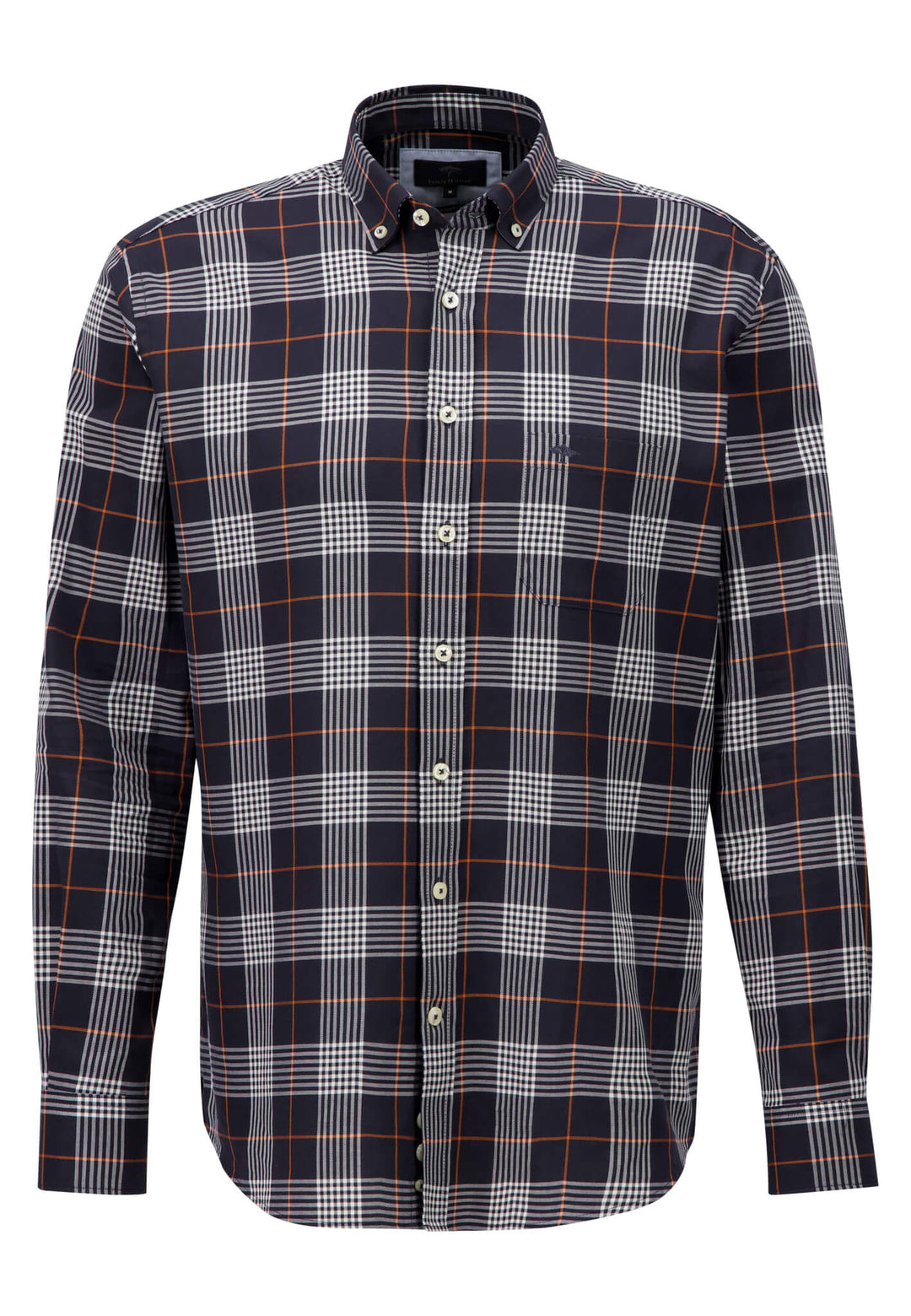 Checked cotton casual fit shirt