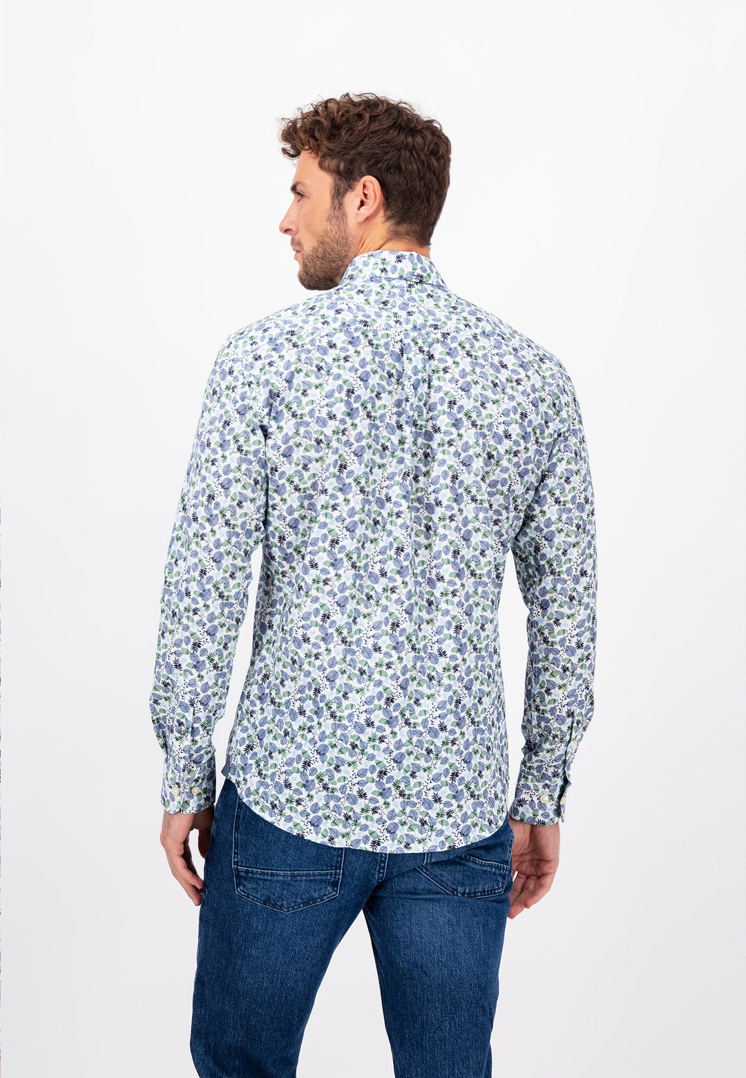 Floral Bedrucktes Hemd