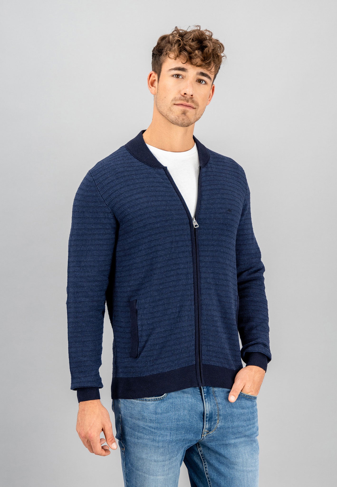 Two tone outlet cardigan