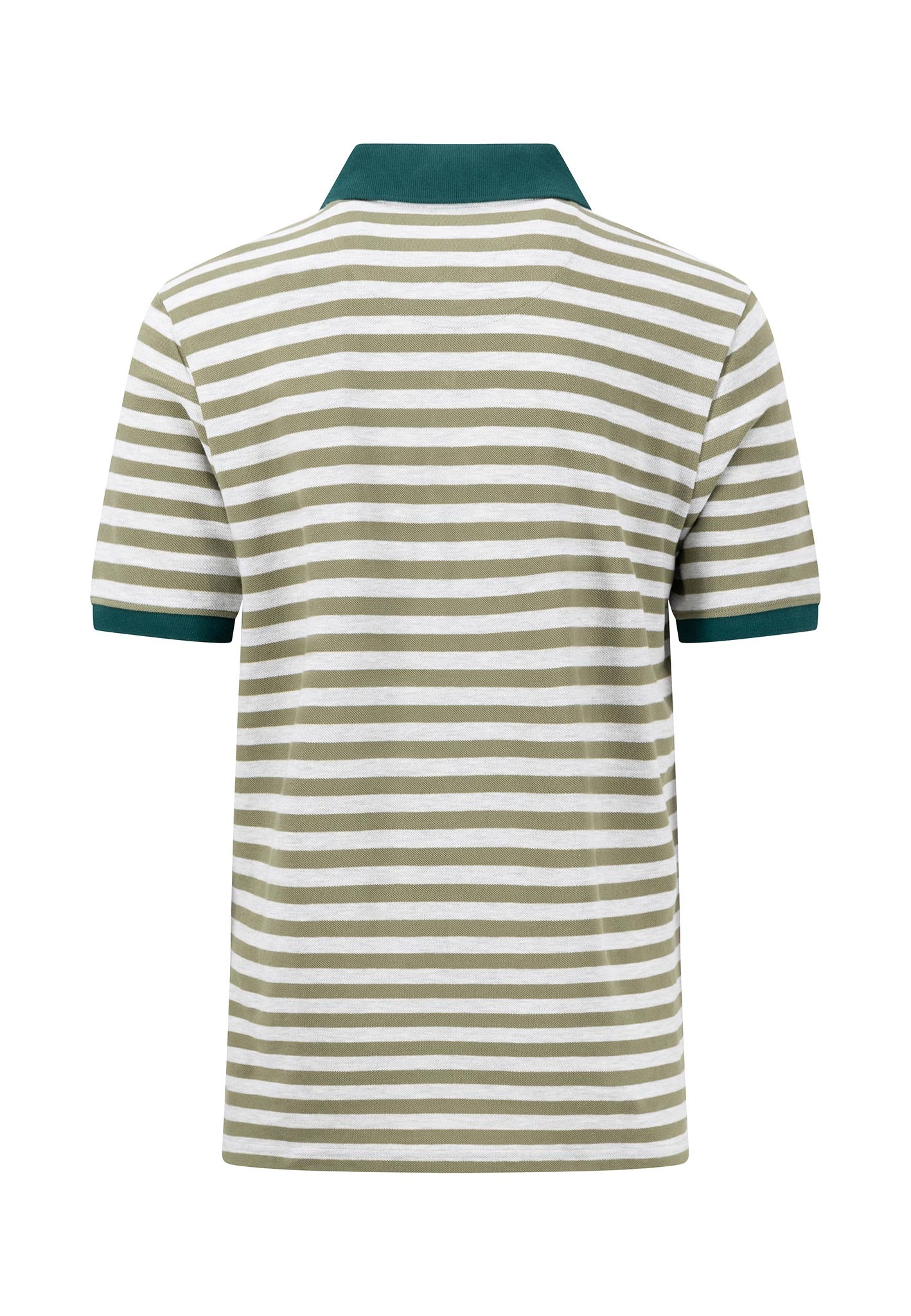 Striped polo shirt with contrast details – FYNCH-HATTON