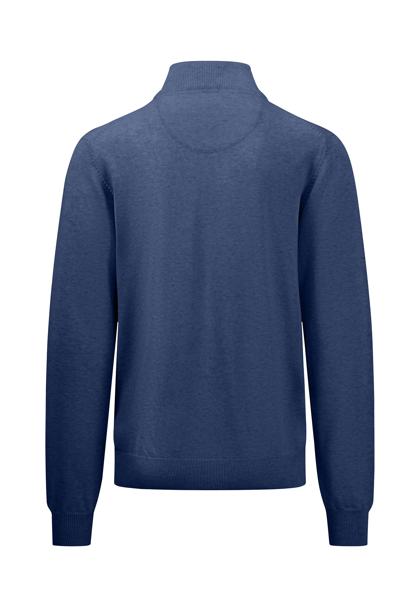 Fine knit cardigan with college collar – FYNCH-HATTON