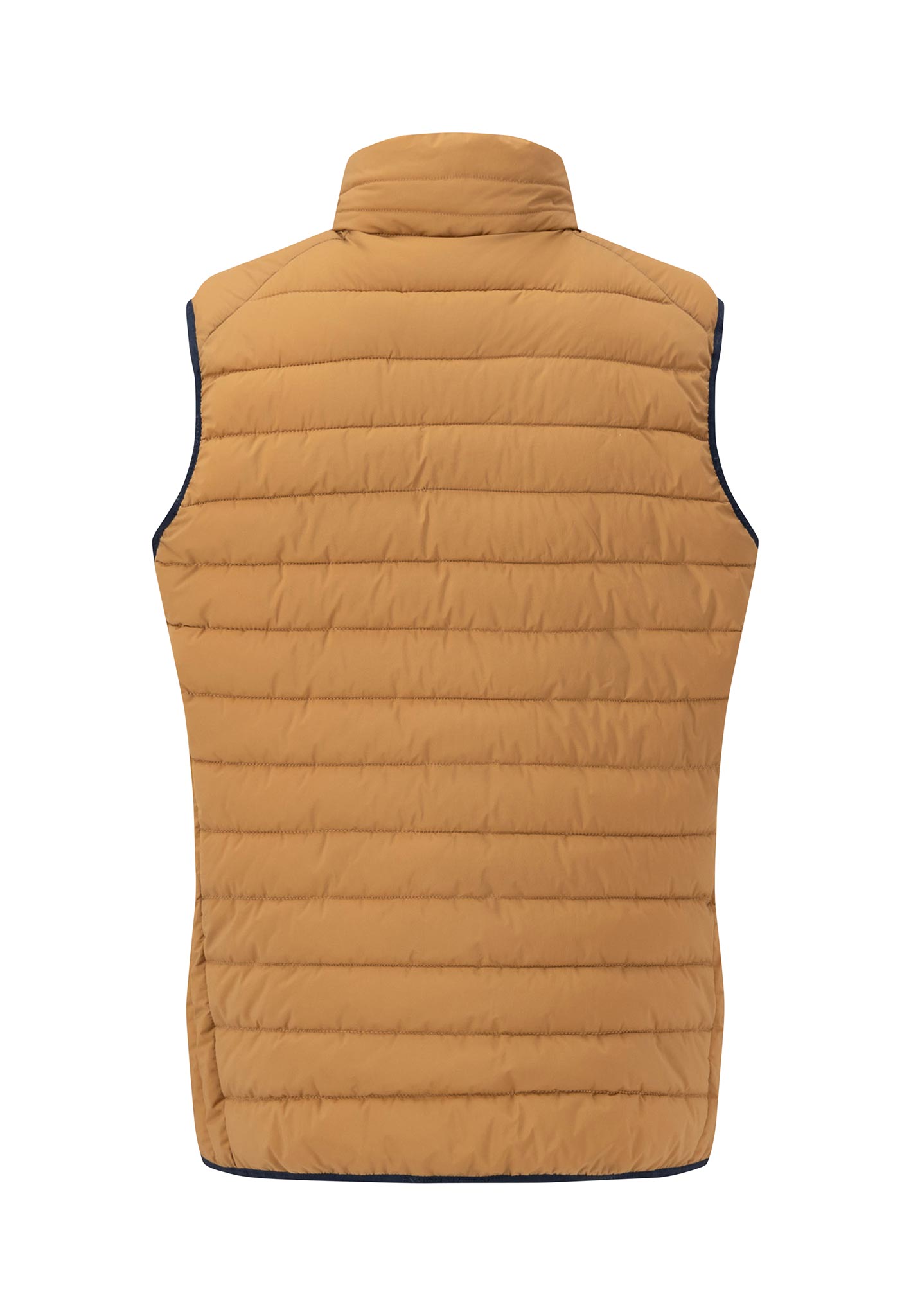 Slightly padded quilted vest with stand -up collar – FYNCH