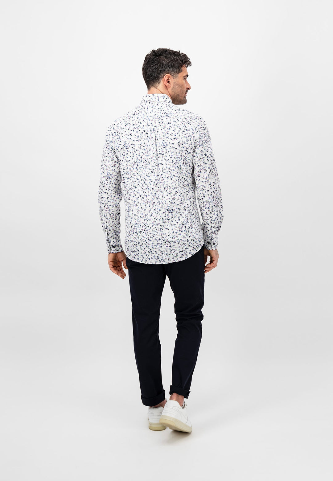 Modisches Casual-Fit Hemd mit Tree-Print