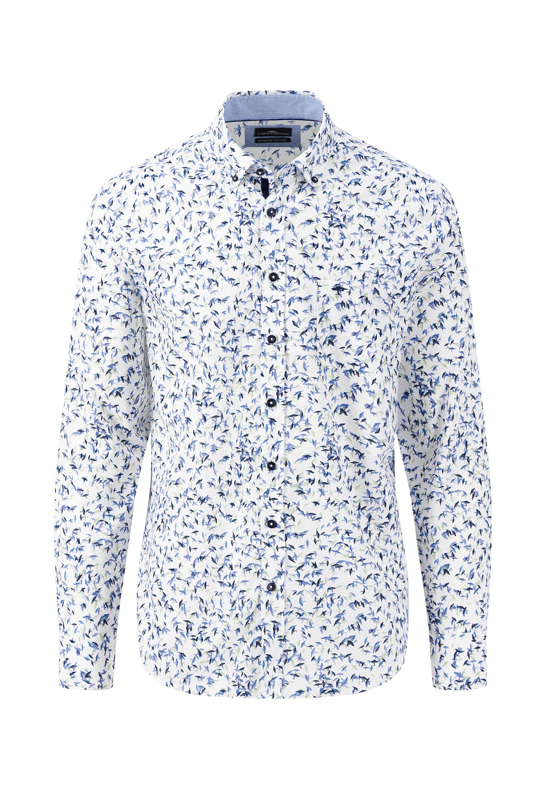Casual-Fit shirt with Tree-Print