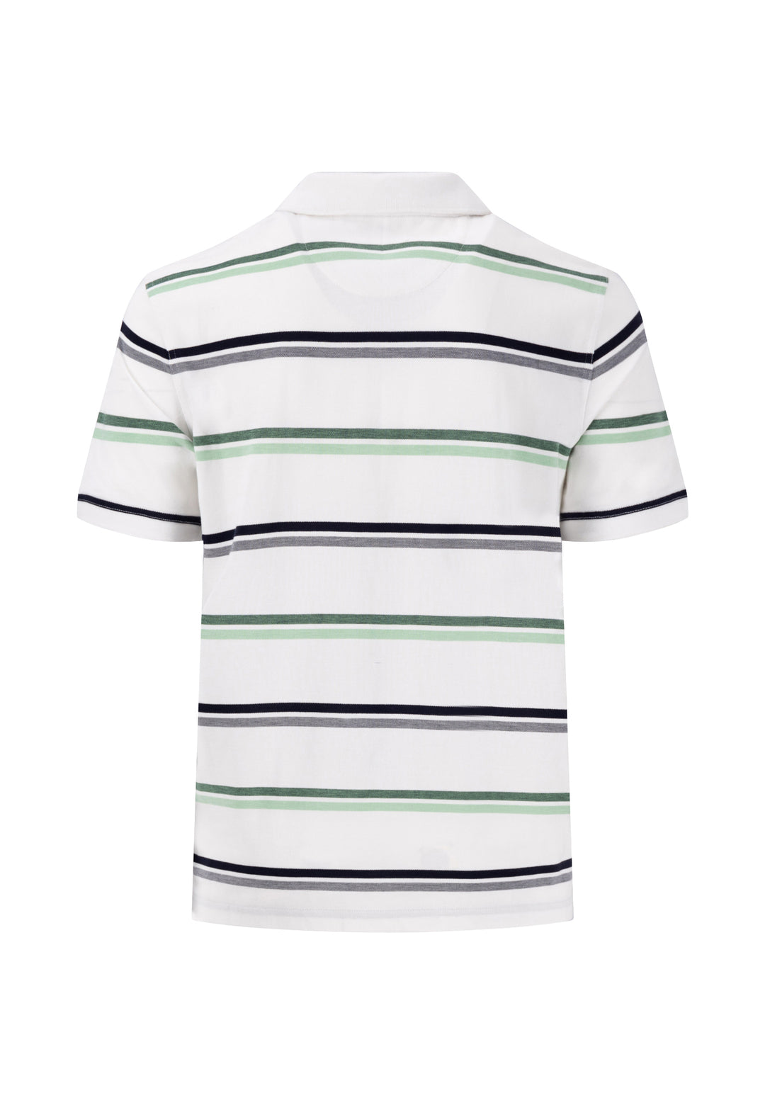Poloshirt aus Baumwolle mit Streifen