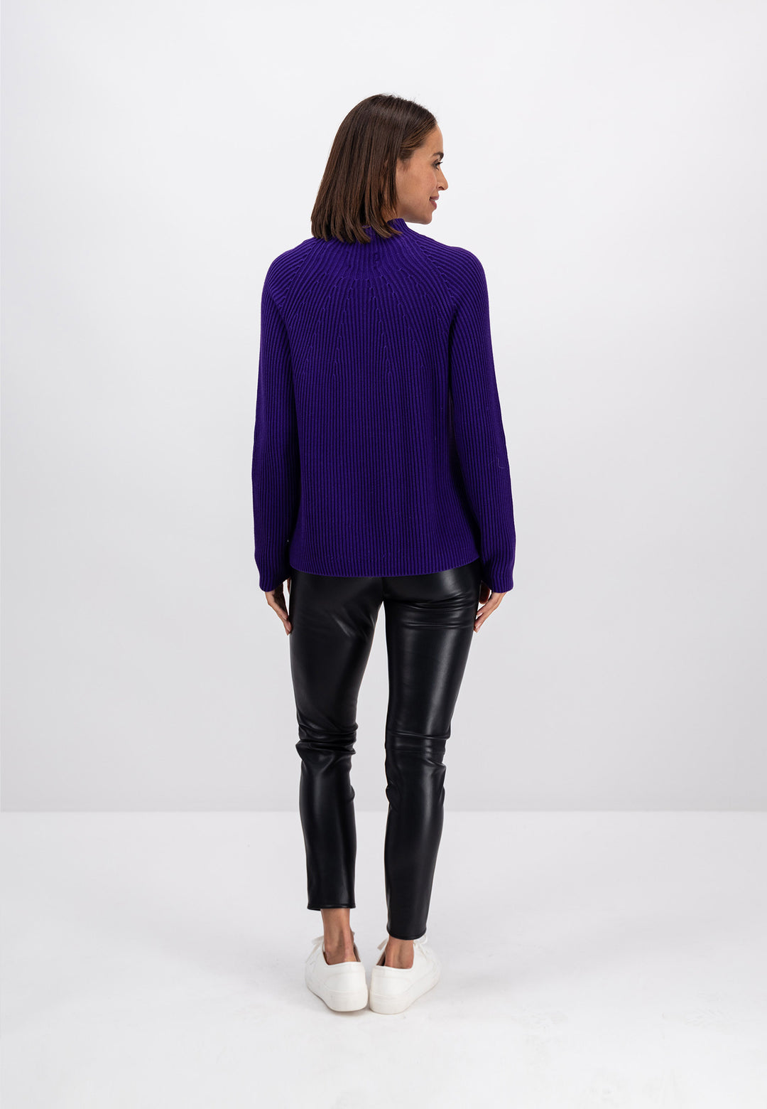 Rippstrick-Pullover mit Stehkragen – FYNCH-HATTON | Offizieller Online Shop