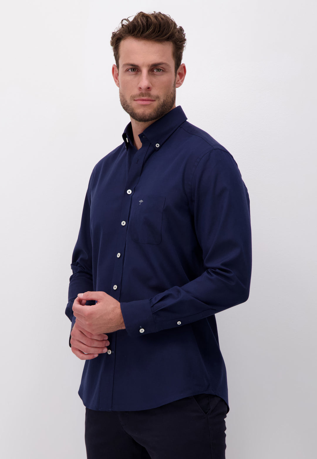 FYNCH-HATTON Oxford Hemd aus Online Baumwolle Offizieller – | weicher Shop FYNCH-HATTON