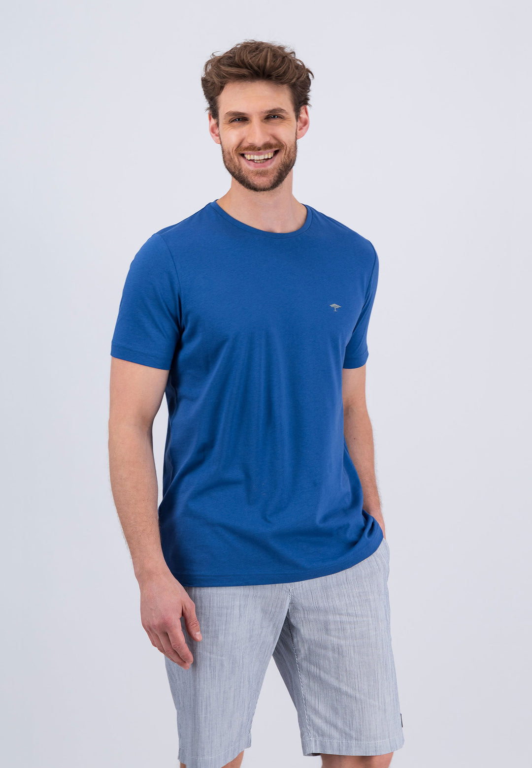 Online Shop FYNCH-HATTON Offizieller t-shirt Basic | – neck crew