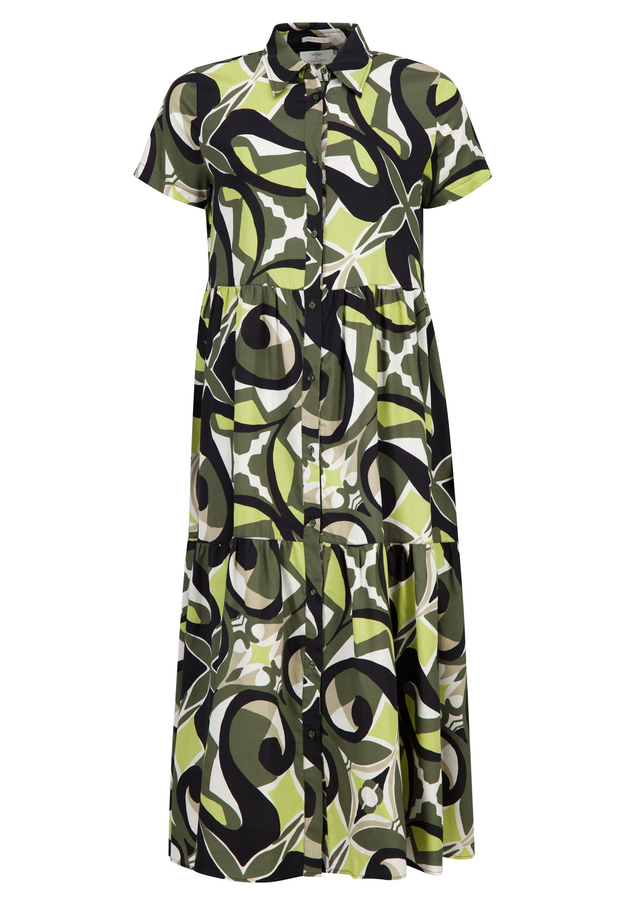 Maxi dress with all-over print – FYNCH-HATTON | Offizieller Online Shop