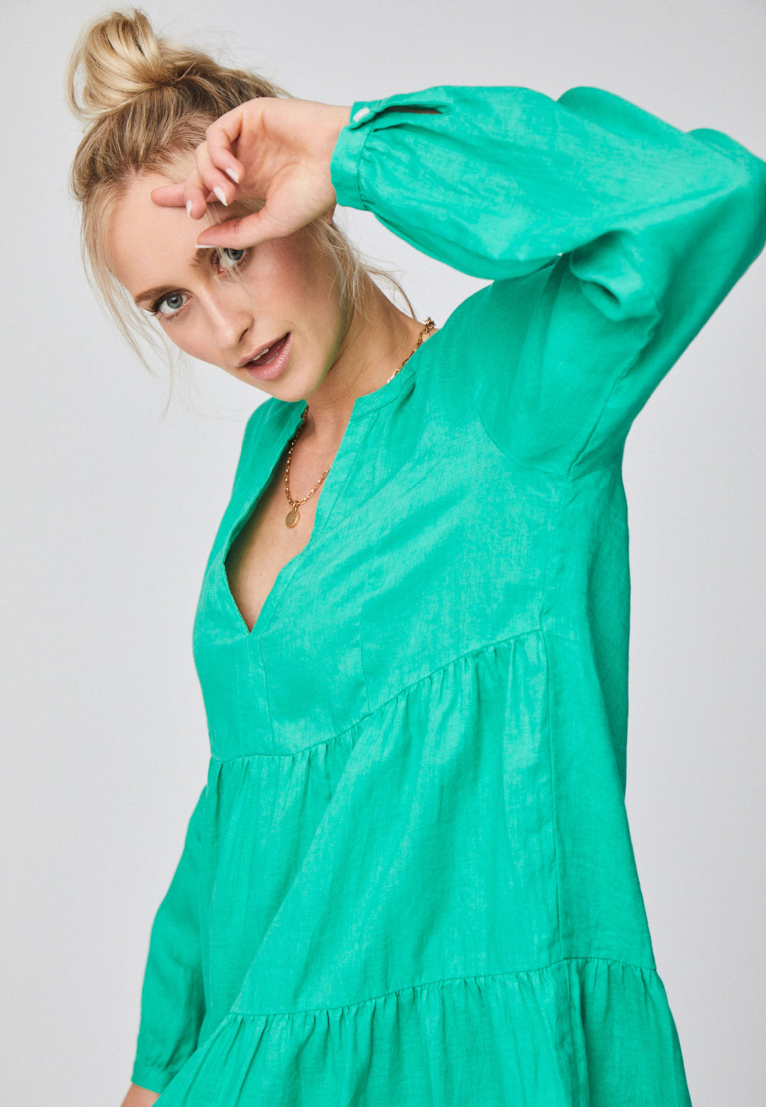 Tunika-Kleid aus Leinen – FYNCH-HATTON | Shop Online Offizieller