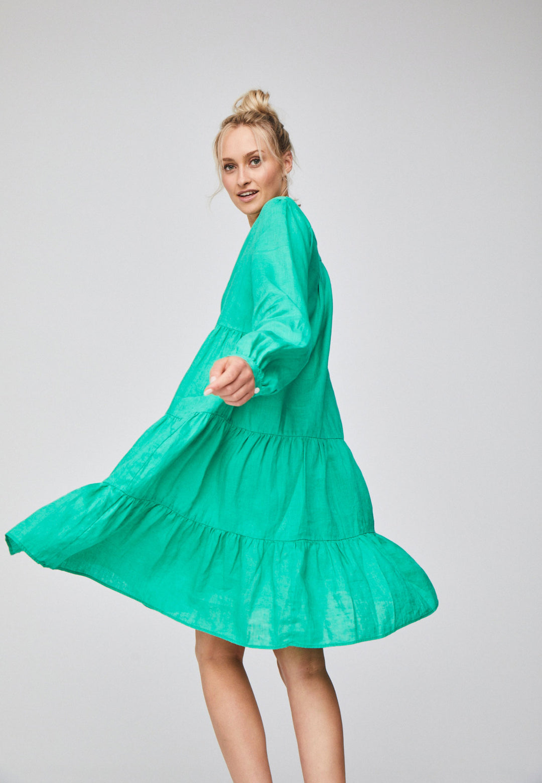 FYNCH-HATTON Leinen Offizieller Online Shop – Tunika-Kleid aus |