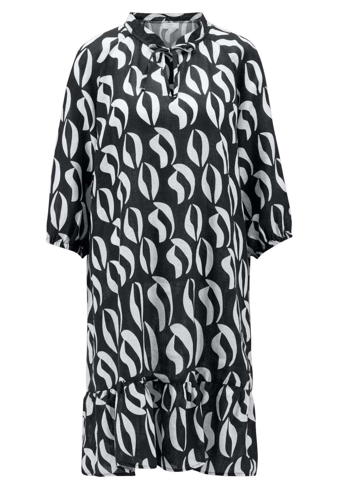 Tunika-Kleid mit Volant – FYNCH-HATTON Online Offizieller Shop 