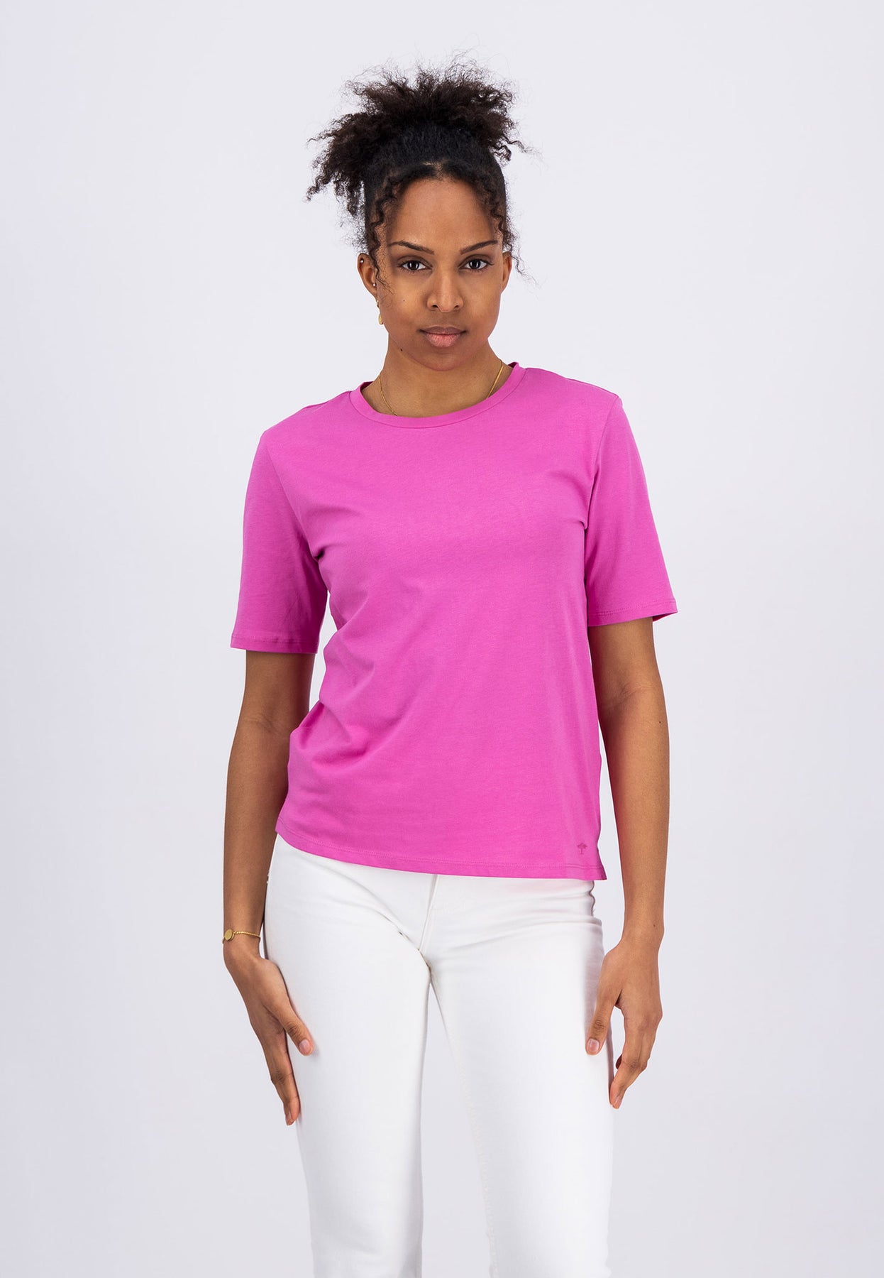 Basic cotton T-shirt – FYNCH-HATTON Offizieller | Shop Online